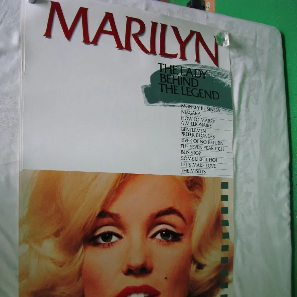 Vintage Marilyn Monroe Promo Poster 1983